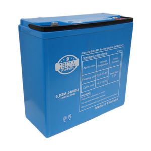 باتری موتورسیکلت ولتاژ 12 ولت شدت جریان 24 آمپر ساعت ایبیزا مدل dzm 24(gel)